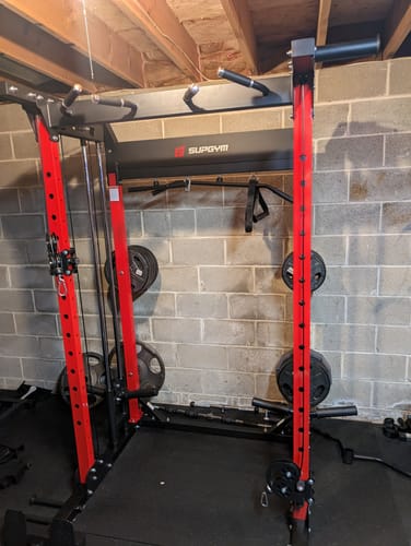 Customer photo review of Major Fitness F22 All-In-One Home Gym Power Rack