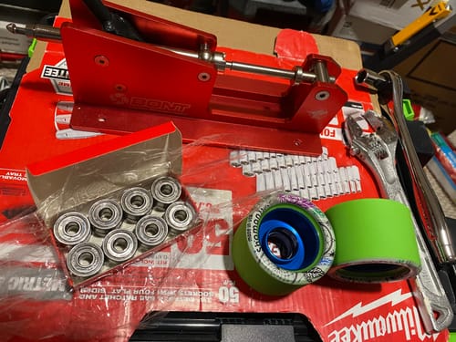 Customer photo review of Roller Skate Bearing Press