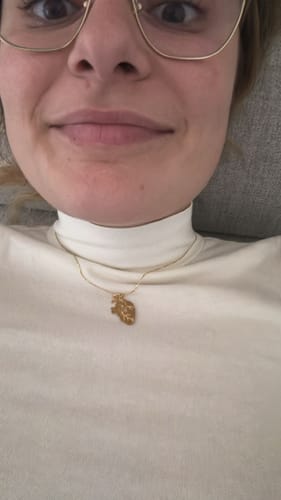 Customer photo review of Collana Cuore Anatomico