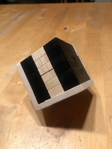 Customer photo review of Hölzernes Intelligenzspielzeug Brain Teaser Game