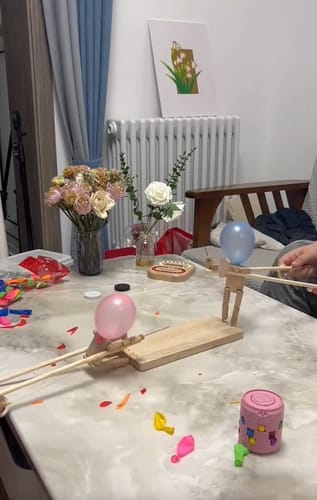 Customer photo review of PuppetWarrior™ Balloon Fighting Game