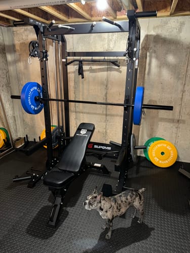 Customer photo review of Major Fitness F22 All-In-One Home Gym Power Rack