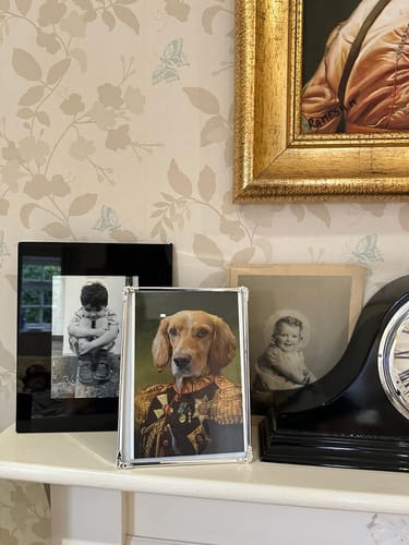 Customer photo review of The General - Custom Vintage Pet Portrait