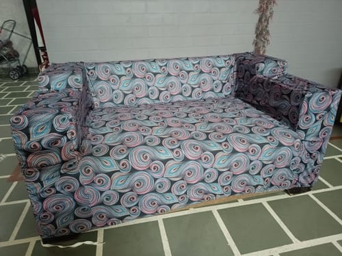 Customer photo review of Martiangle Dots Elastic Sofa Slipcovers