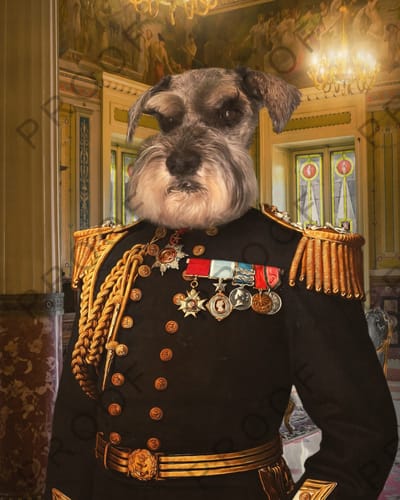 Customer photo review of The Earl - Custom Pet Portrait