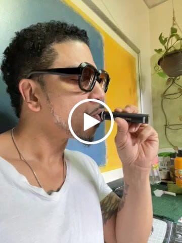 Customer video review of 500mg CBD Vape Pen | CleanAF MAX
