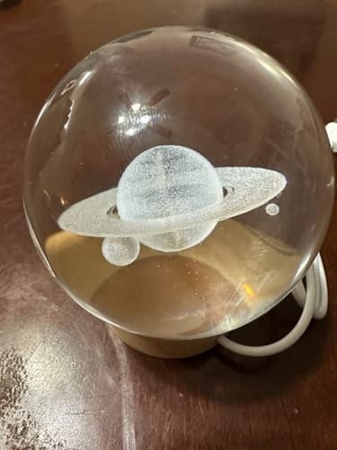 Customer photo review of AstroSphere Lamp
