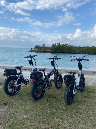 Customer photo review of I7 Pro Folding Full Suspension Electric Bike