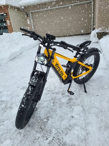 Customer photo review of Vitilan T7 Full Suspension Mountain E-bike
