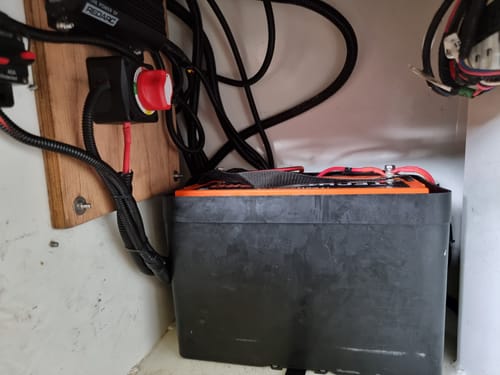 Customer photo review of iTECH120X PRO (New 2025 Model) LiFePO4 120Ah Lithium Deep Cycle Battery with Bluetooth
