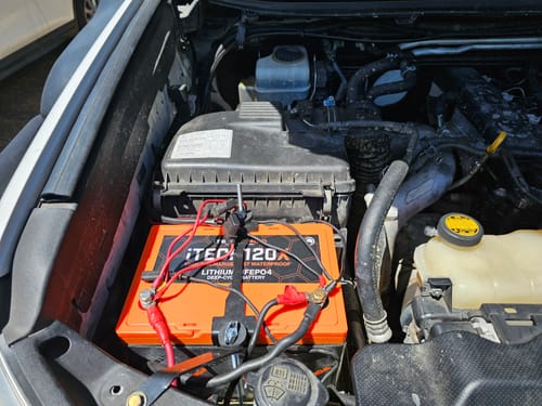 Customer photo review of iTECH120X 12v Lithium Deep Cycle Battery LiFePO4
