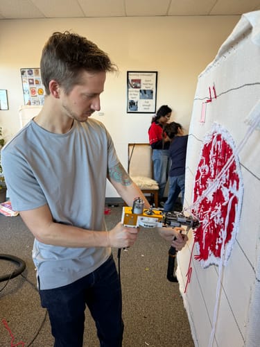 Customer photo review of Tuft Love Group Tufting Classes (Superior, CO)