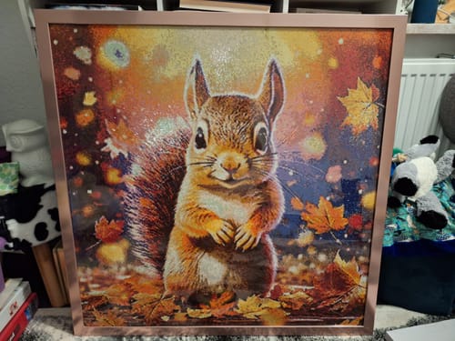 Customer photo review of Bilderrahmen 'Monza' Roségold mit Acrylglas