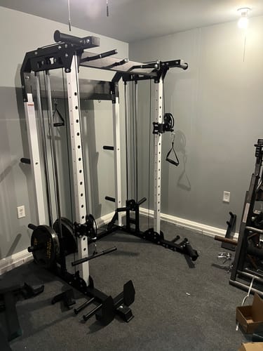Customer photo review of Major Fitness F22 All-In-One Home Gym Power Rack