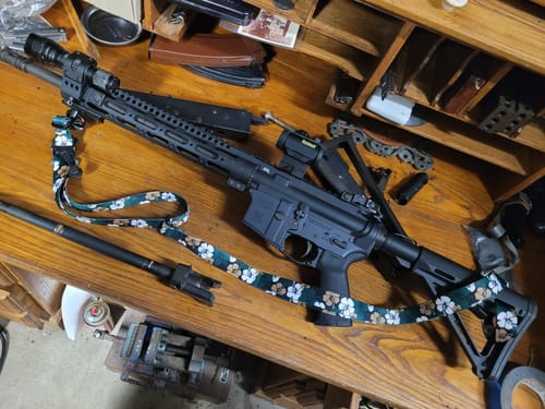 Customer photo review of The Bolt Sling - Alohaflage