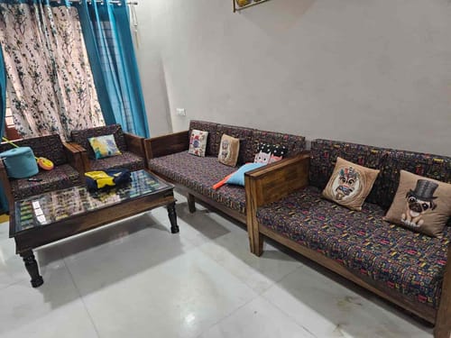 Customer photo review of Handmade Ornament Elastic Sofa Slipcover
