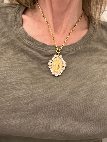 Customer photo review of Lena Necklace
