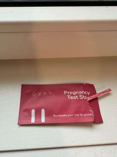 Customer photo review of Pregnancy Test Strips (Ultra-Sensitive)