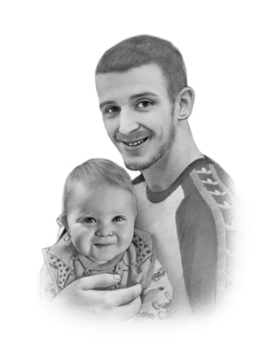 Customer photo review of Emotional Family Portrait - Christmas Delivery Special 🌟