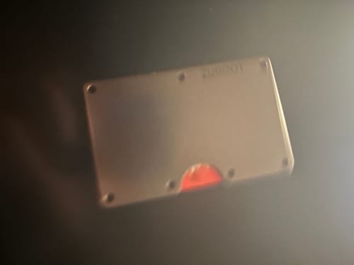 Customer photo review of Titanium Wallet Set | The Centrum