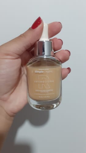 Customer photo review of Solução Retinol-Like
