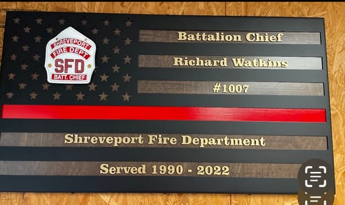 Customer photo review of Metal DIY American Flag - 50 Stars Traditional