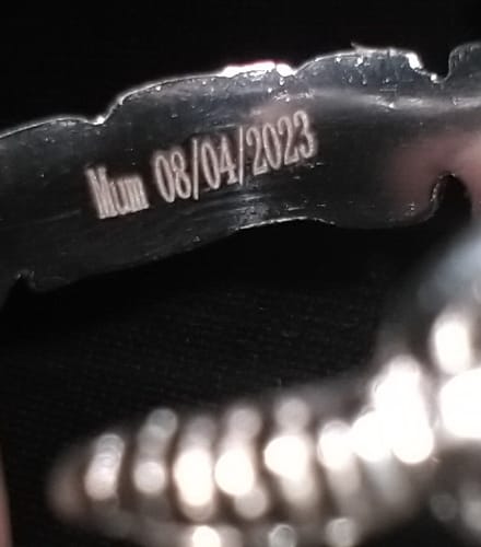 Customer photo review of Feather From An Angel Ring