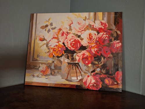 Customer photo review of Numbered Roses