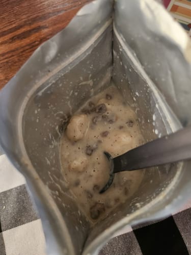 Customer photo review of Biscuits & Sausage Gravy