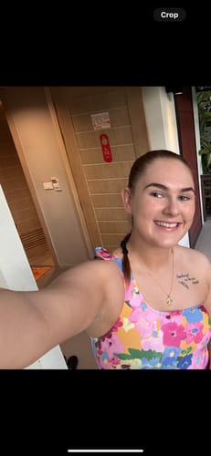 Customer photo review of Goddess Athena Necklace