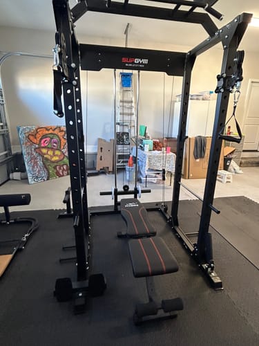 Customer photo review of Major Fitness PLM03 All-In-One Home Gym Power Rack