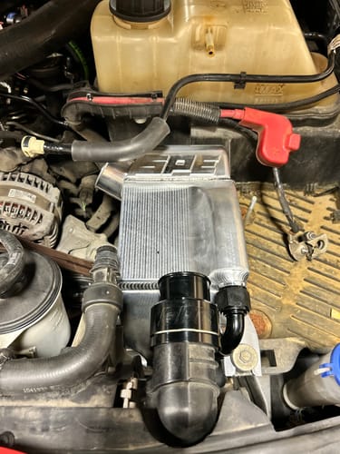Customer photo review of SPE Motorsport 2011-2023 6.7 Powerstroke Booklung Billet Intercooler