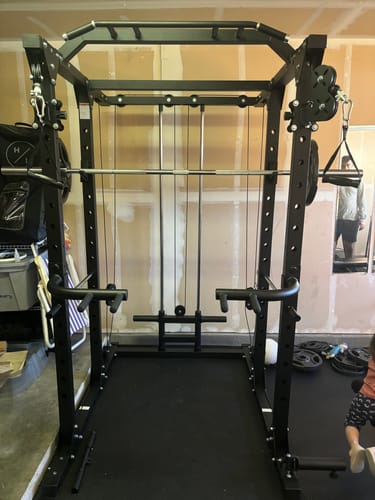 Customer photo review of Major Fitness PLM03 All-In-One Home Gym Power Rack