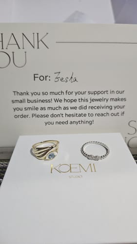 Customer photo review of Fire Fist Ace Ring