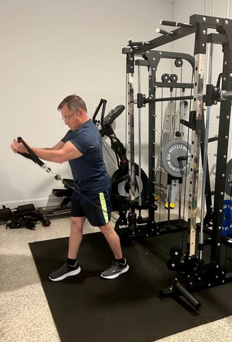 Customer photo review of MAJOR All-in-One Home Gym Smith Machine Spirit B2