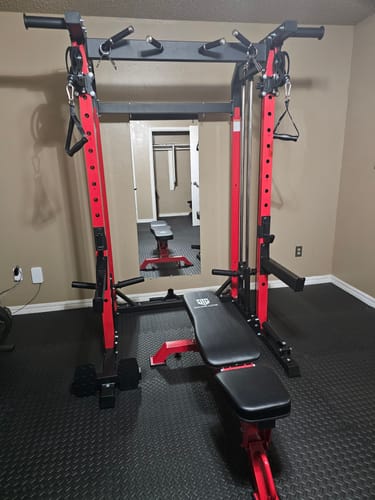 Customer photo review of Major Fitness F22 All-In-One Home Gym Power Rack