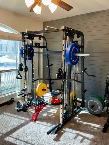 Customer photo review of MAJOR All-in-One Home Gym Smith Machine Package Spirit B2