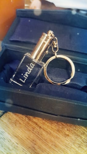 Customer photo review of Nøkkelring med tekst