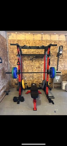 Customer photo review of Major Fitness F22 All-In-One Home Gym Power Rack