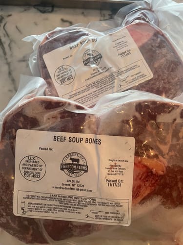 Customer photo review of BEEF SOUP BONES