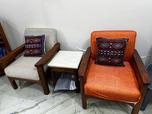 Customer photo review of DivineTrendz Exclusive - Sunset Juth Chair Covers