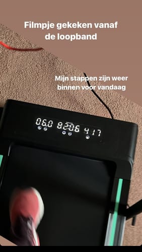 Customer photo review of Dreaver S340 Loopband - Inklapbaar - 1-10km/u - Inclusief Beschermmat