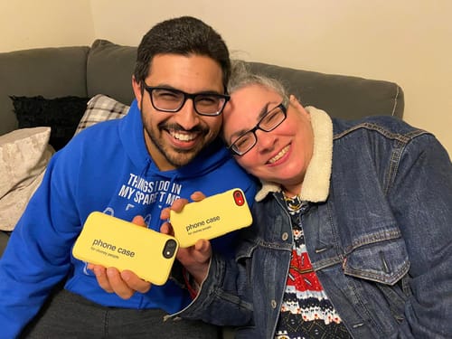 Customer photo review of Generic Canadiana Phone Case