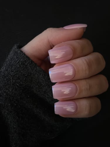 Customer photo review of MOYEN - Carré chrome rose