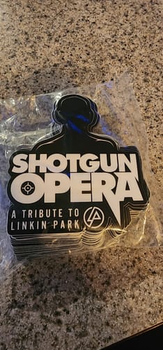 Customer photo review of 100 Custom Gloss Vinyl Stickers (no lamination)