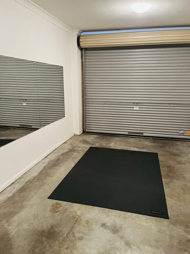 Customer photo review of Miramat® Mega - 214cm x 153cm - Very Large Exercise Mat - In Stock