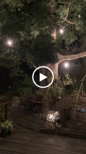 Customer video review of Litehouse LED Festoon Outdoor Bulb String Lights - Traditional Bulb - 220-240V - Black String