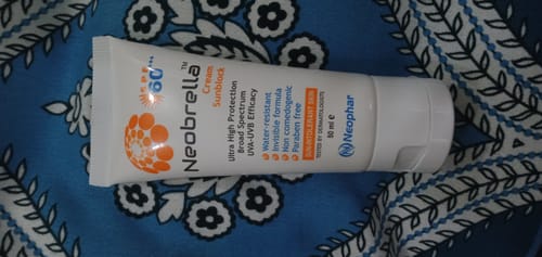 Customer photo review of Neobrella Sunblock Cream SPF60 PA+++
