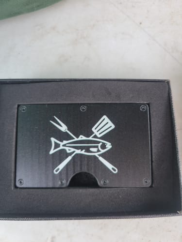 Customer photo review of Personalized Wallet