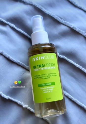 Customer photo review of TÓNICO REFRESCANTE - ULTRAFRESH | PIEL GRASA